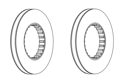 BRAKE DISC VOLVO FH 435MM